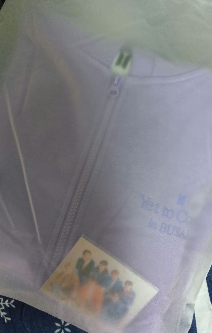 BTS Yet to Come パープル ジップアップフーディー ＸＬサイズ