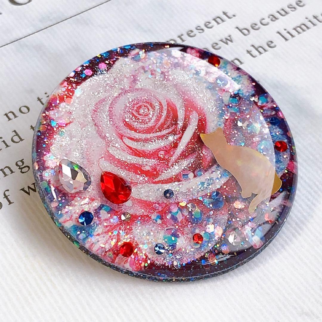 同梱100円引❤️No.2565 レジン ヘアゴム ♡ 猫 ネコ ねこ ♡