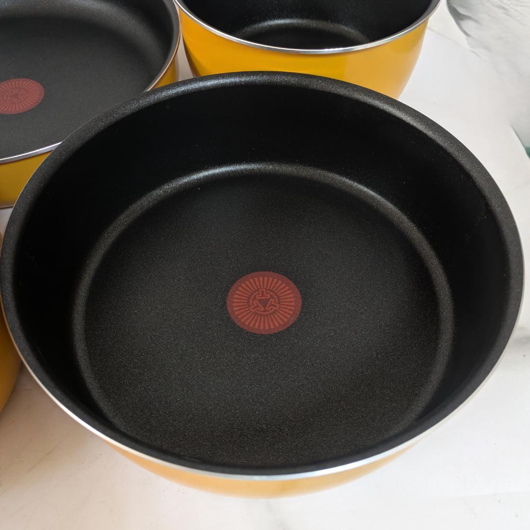 取手のとれる ティファール 鍋・フライパンセット　7点