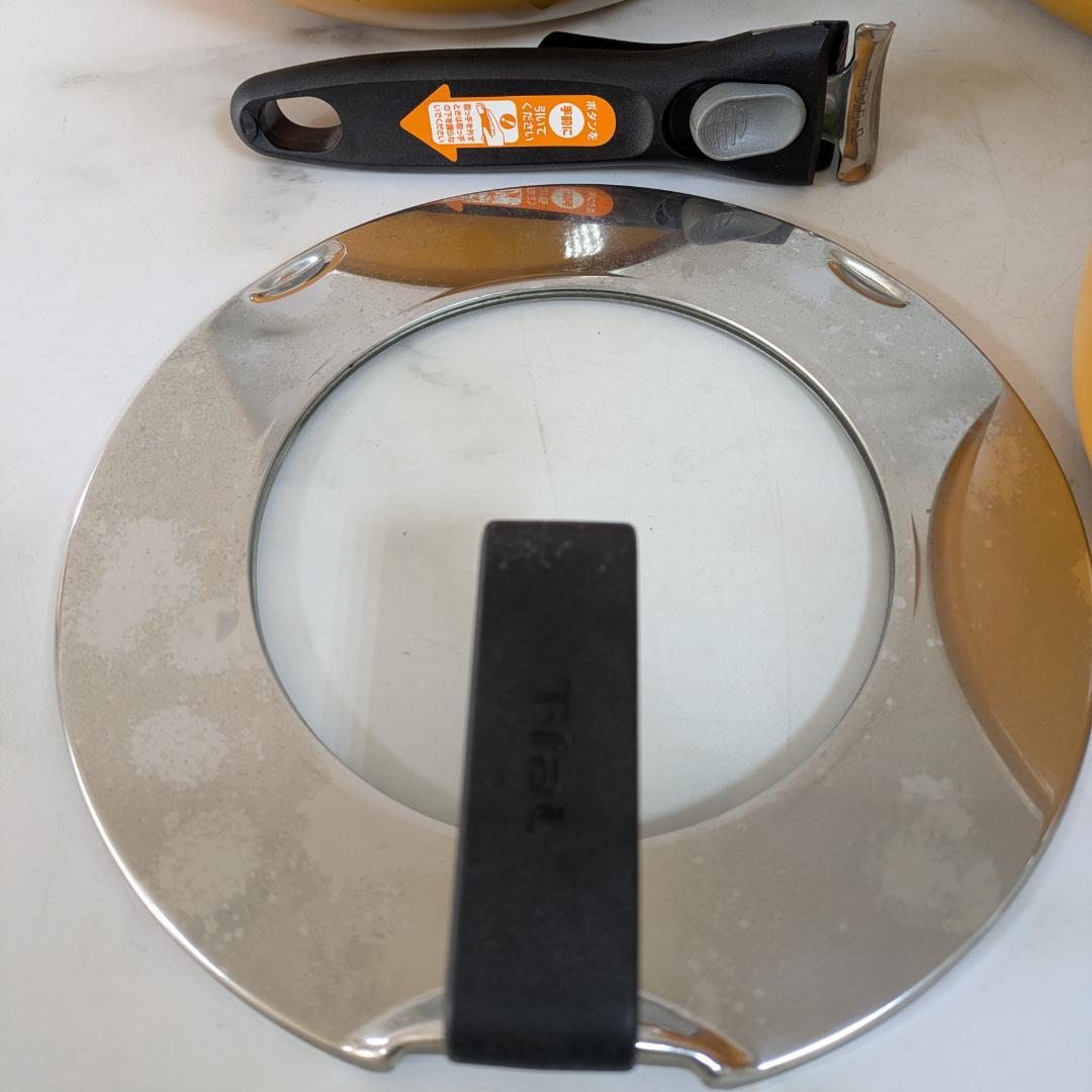 取手のとれる ティファール 鍋・フライパンセット　7点