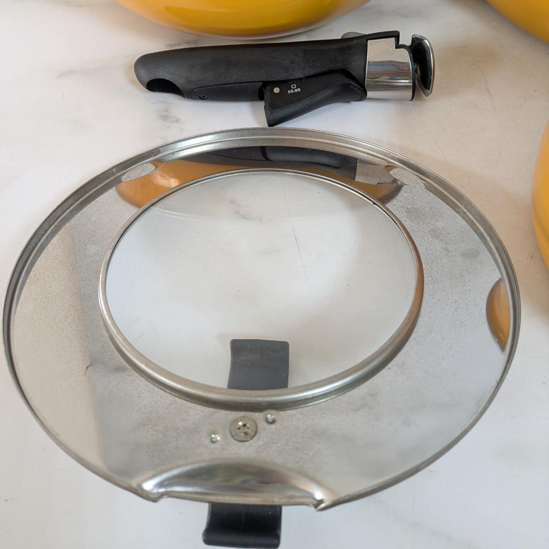 取手のとれる ティファール 鍋・フライパンセット　7点