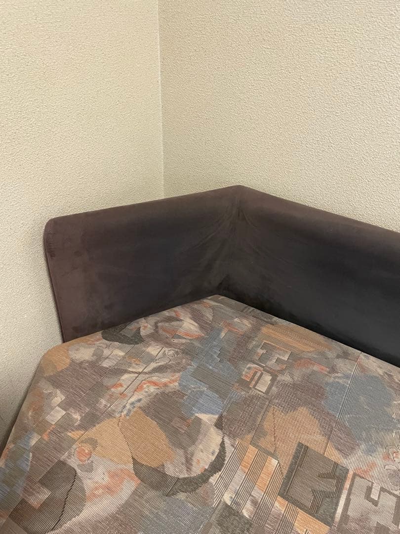 引き取り限定！オシャレデザイン3人掛けソファー