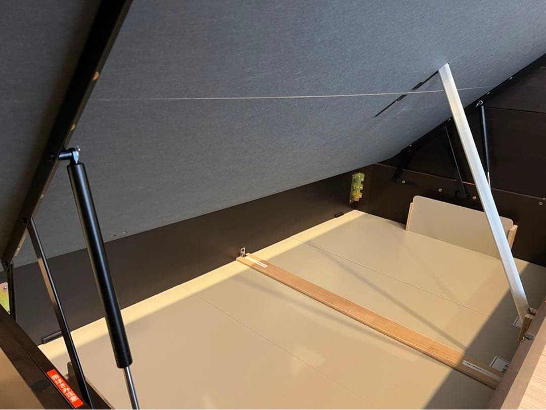 【TomU】ニトリ　セミダブルベッド マットレス付き