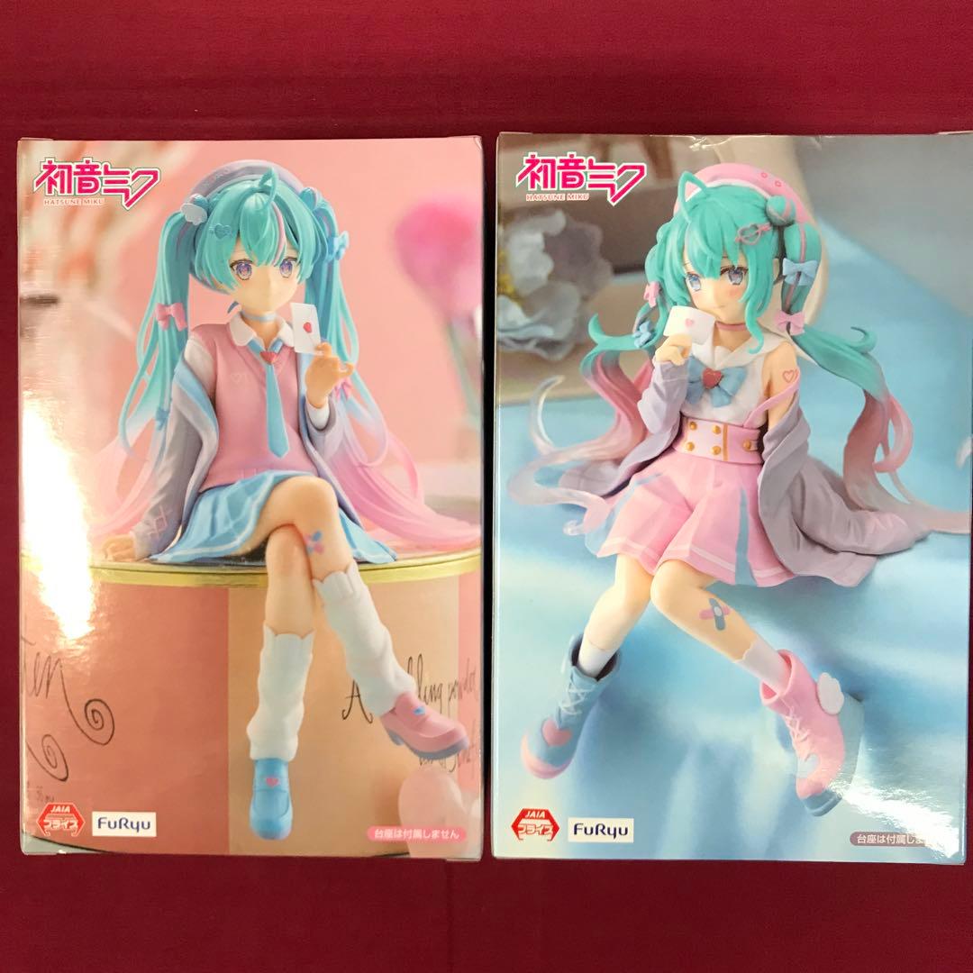 初音ミク ぬーどるストッパーフィギュア 恋するブレザー,恋するセーラー服 グレー
