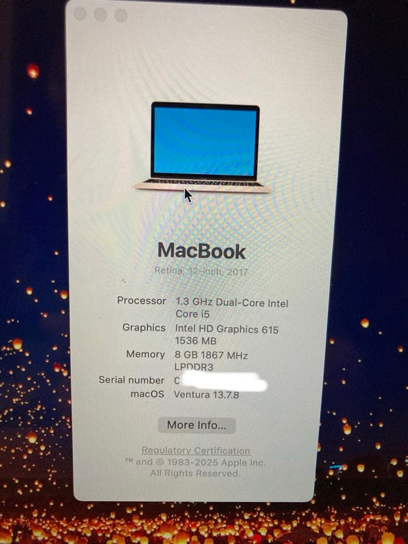 MacBook Air 2017 12inch 本体