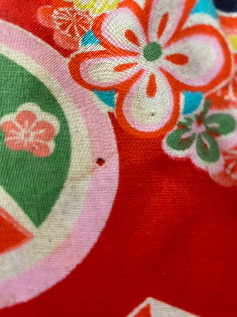 No.150アンティーク子供着物正絹七五三着丈119センチ裄丈58.5センチ