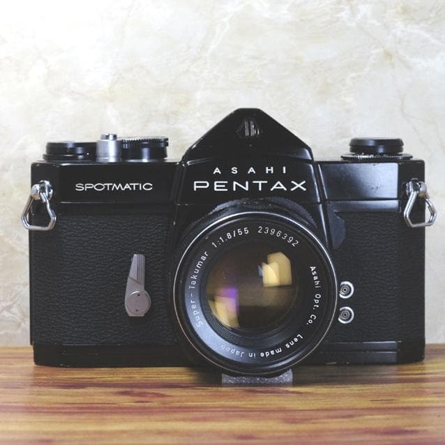 整備済完動品 ペンタックスSP黒＋Super Takumar 55mm f1.8