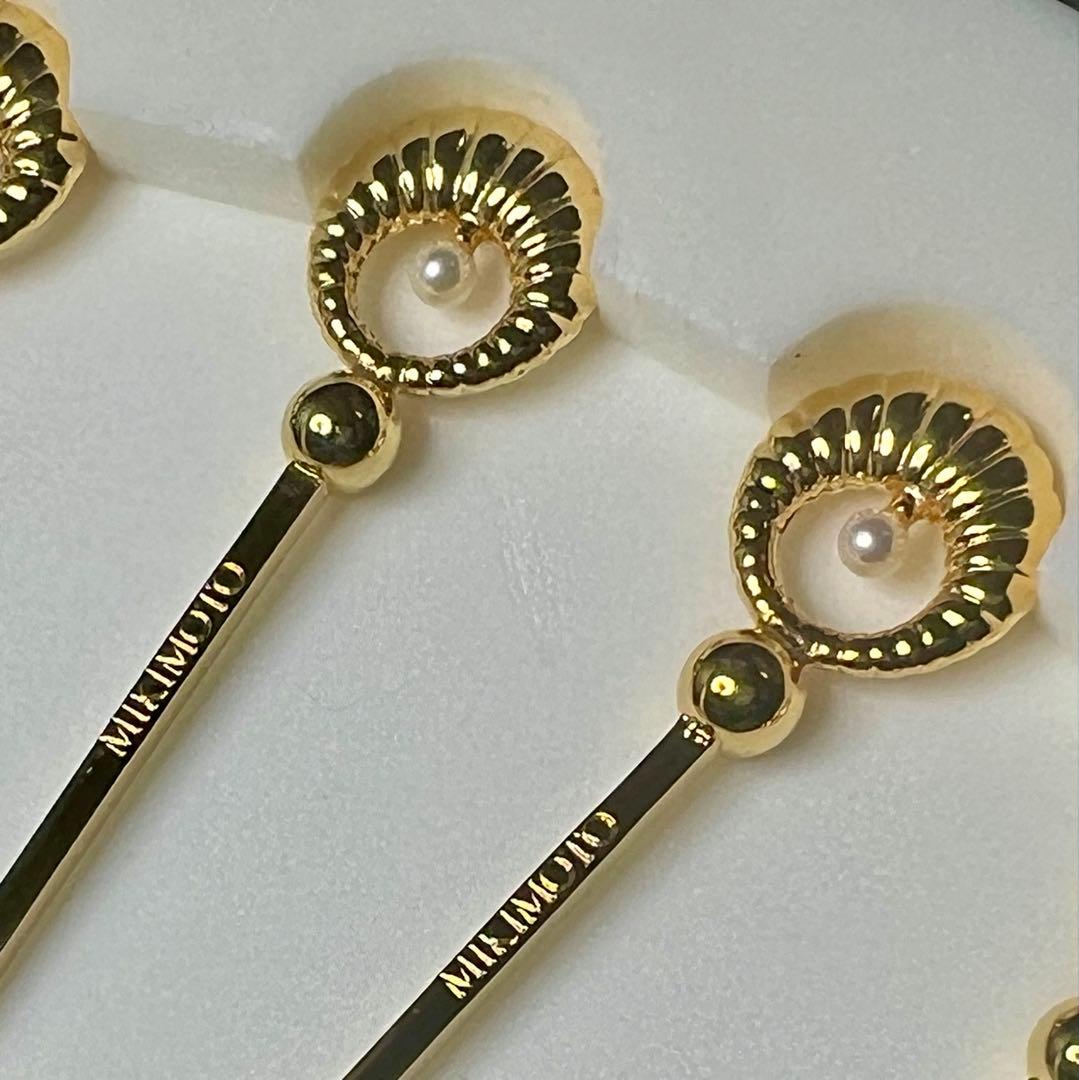 【新品未使用】MIKIMOTO☆ミキモト☆アコヤ真珠☆フルーツピック☆5本セット