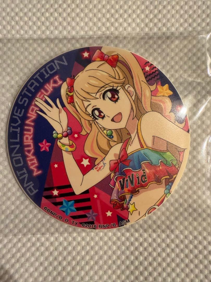 【夏樹みくる】アイカツ アニON マグネット付きバッジ