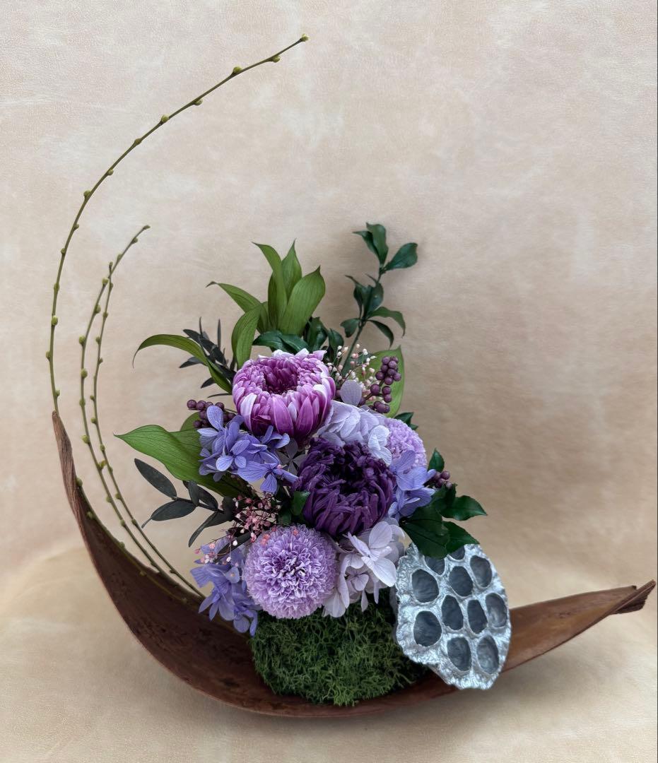 仏花プリザーブフラワー　一基 262008