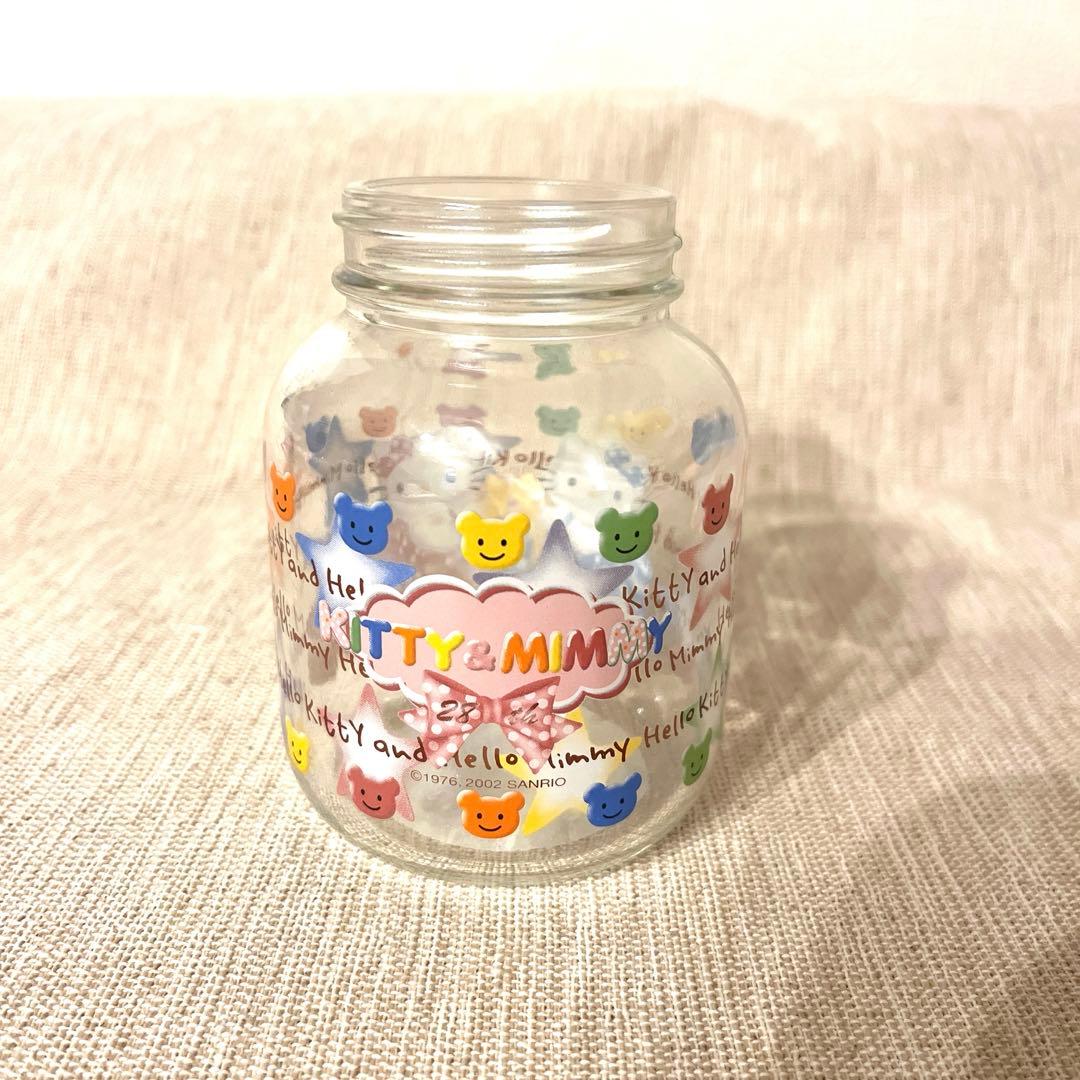 入手困難キティ アニバーサリー キャニスター ミミィ レアガラス 瓶
