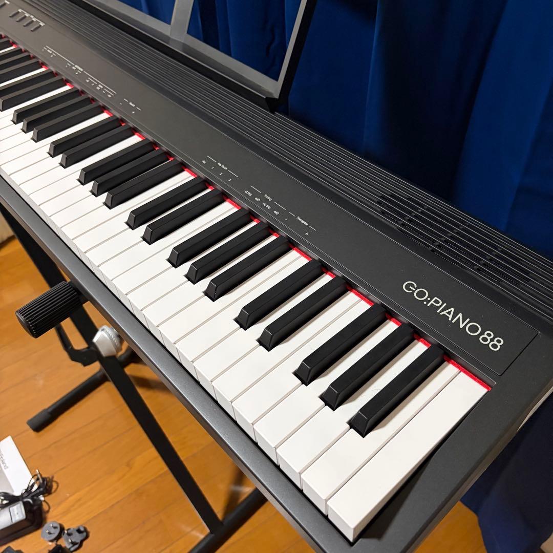 【美品】 Roland GO:PIANO88 2023年 スタンド付 付属品多数