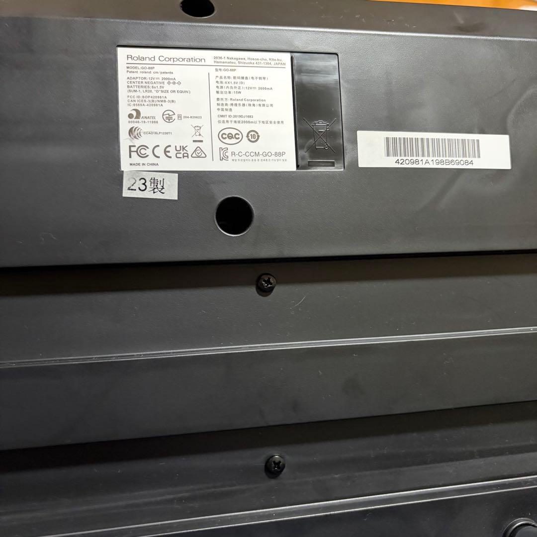【美品】 Roland GO:PIANO88 2023年 スタンド付 付属品多数