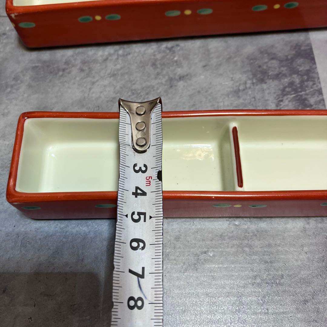 和食器　2連　仕切り皿　14枚セット