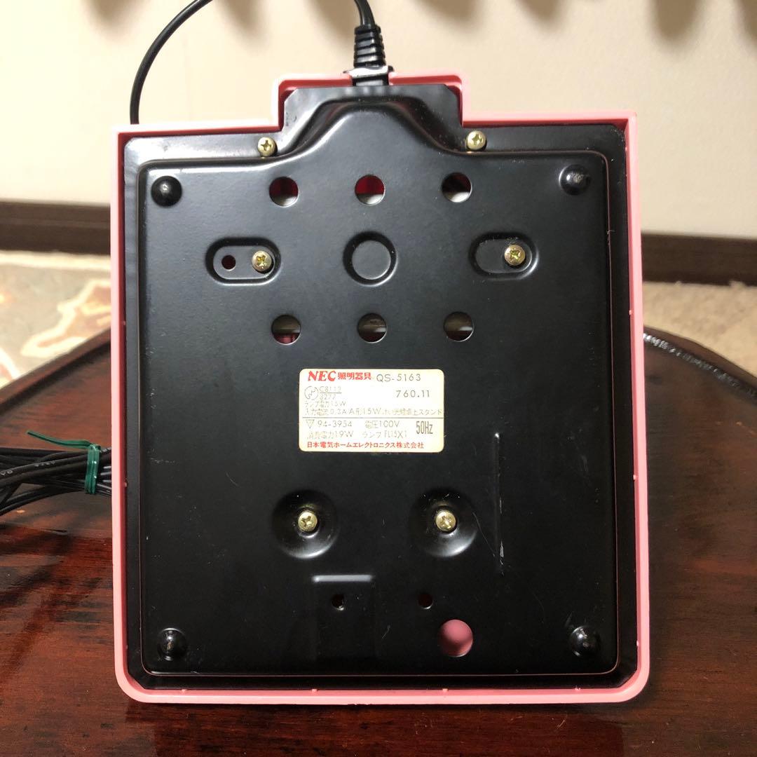 NEC 日本電気　蛍光灯卓上スタンド　QS−5163 15W レトロ