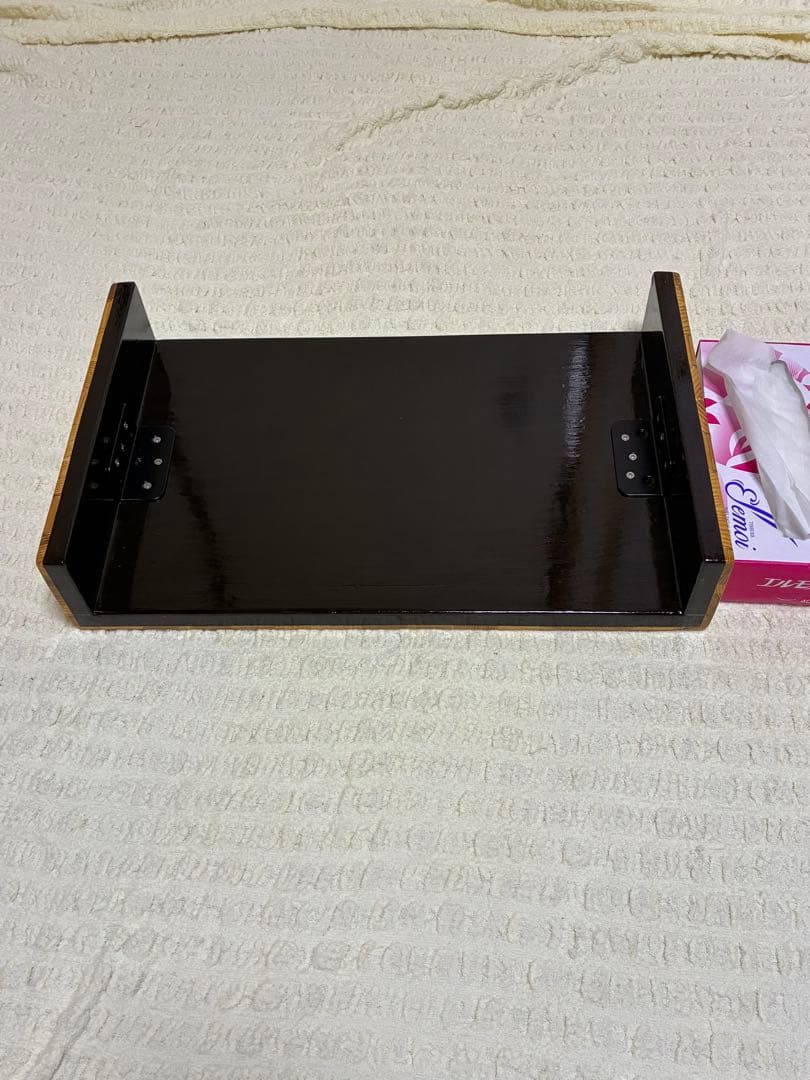 木製台② 補強金具つき　ハンドメイド　寄木細工