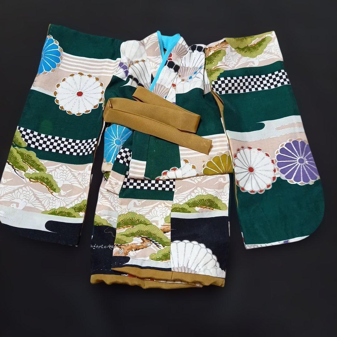 市松人形　10号 人形　あわせの着物　襦袢　正絹　男の子　ドール