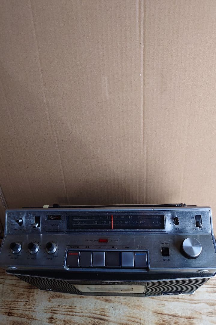 SONY ラジカセ AM/FMカセットプレーヤー