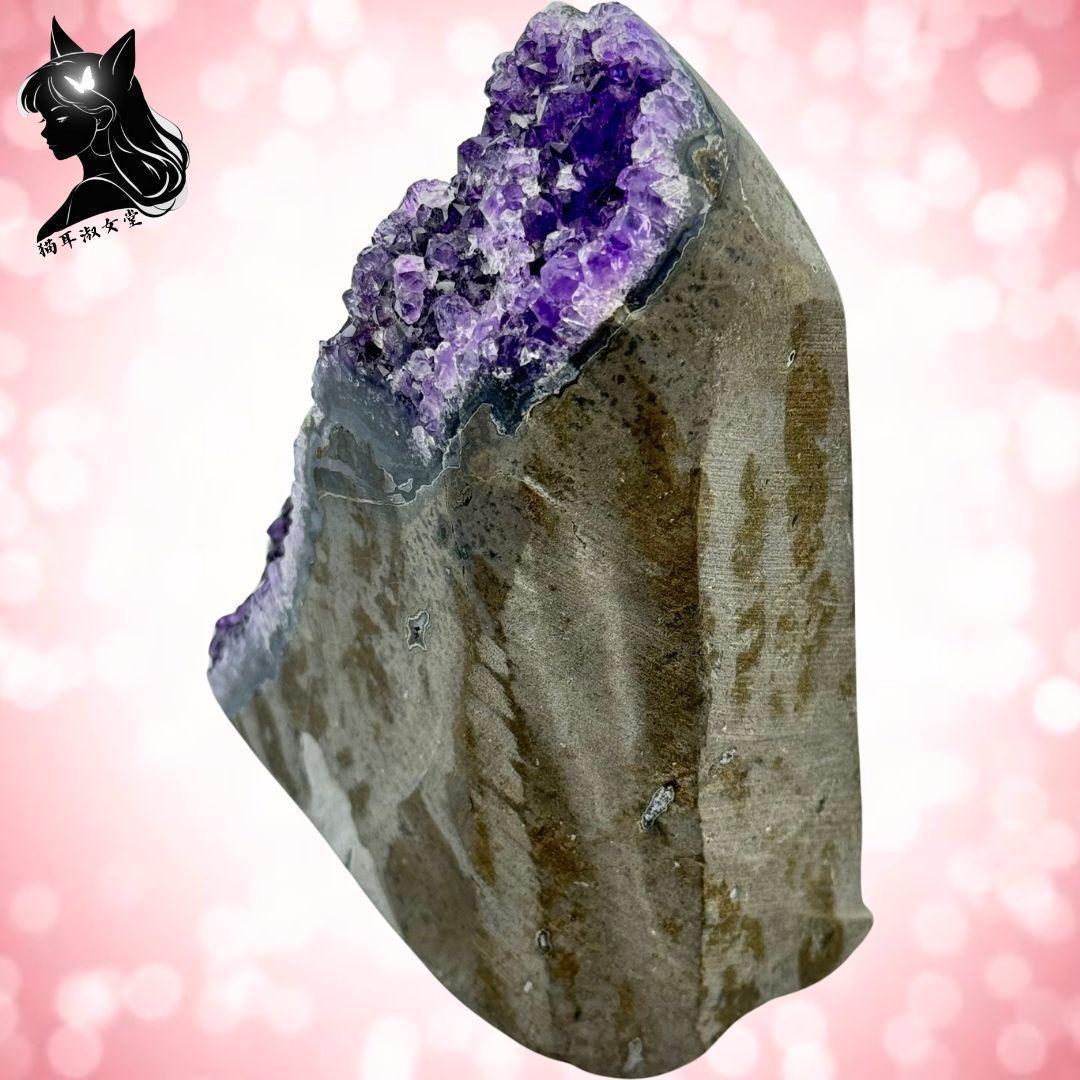 TANAKA・YA 天然 アメジスト クラスター 神秘 希少 原石 インテリア