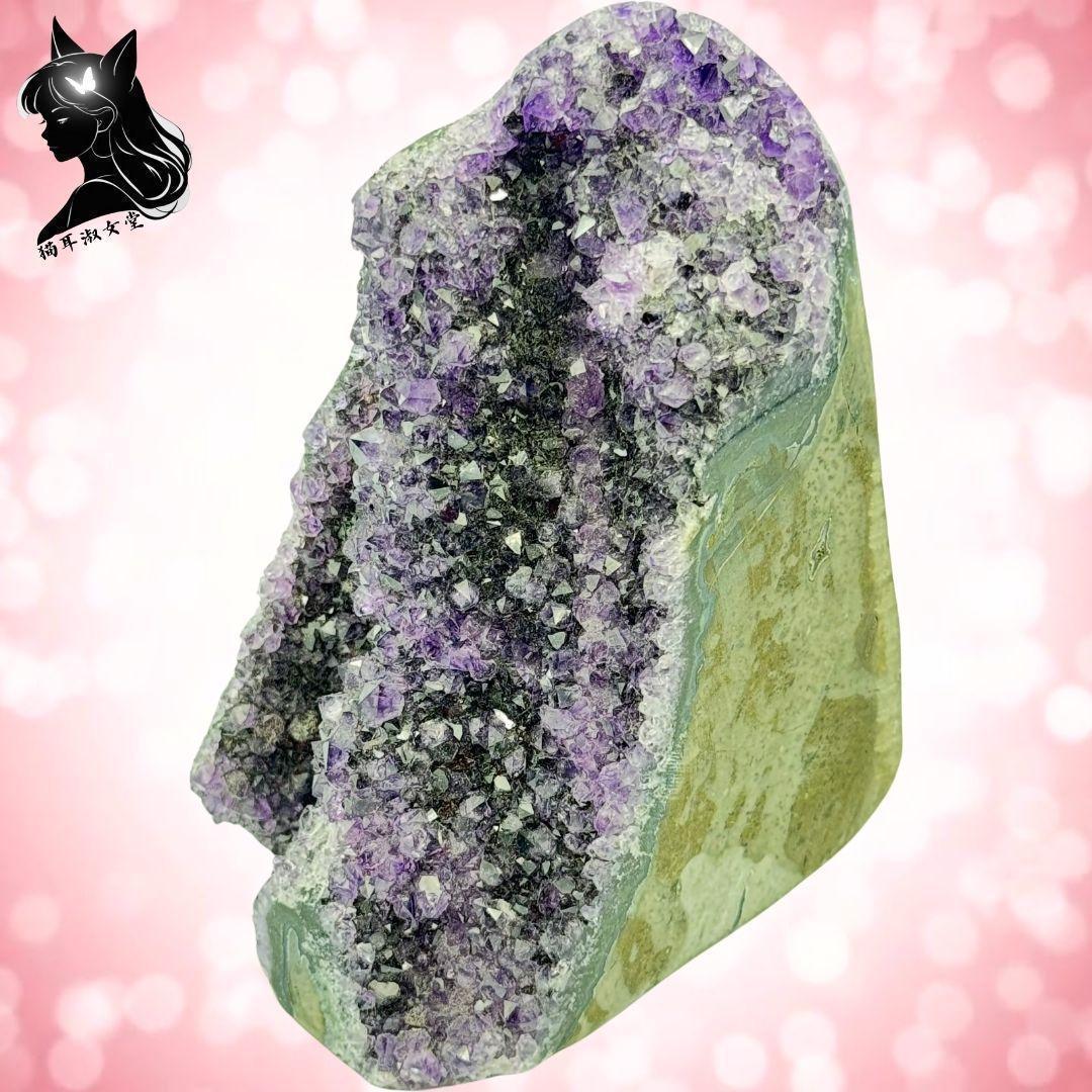 TANAKA・YA 天然 アメジスト クラスター 神秘 希少 原石 インテリア