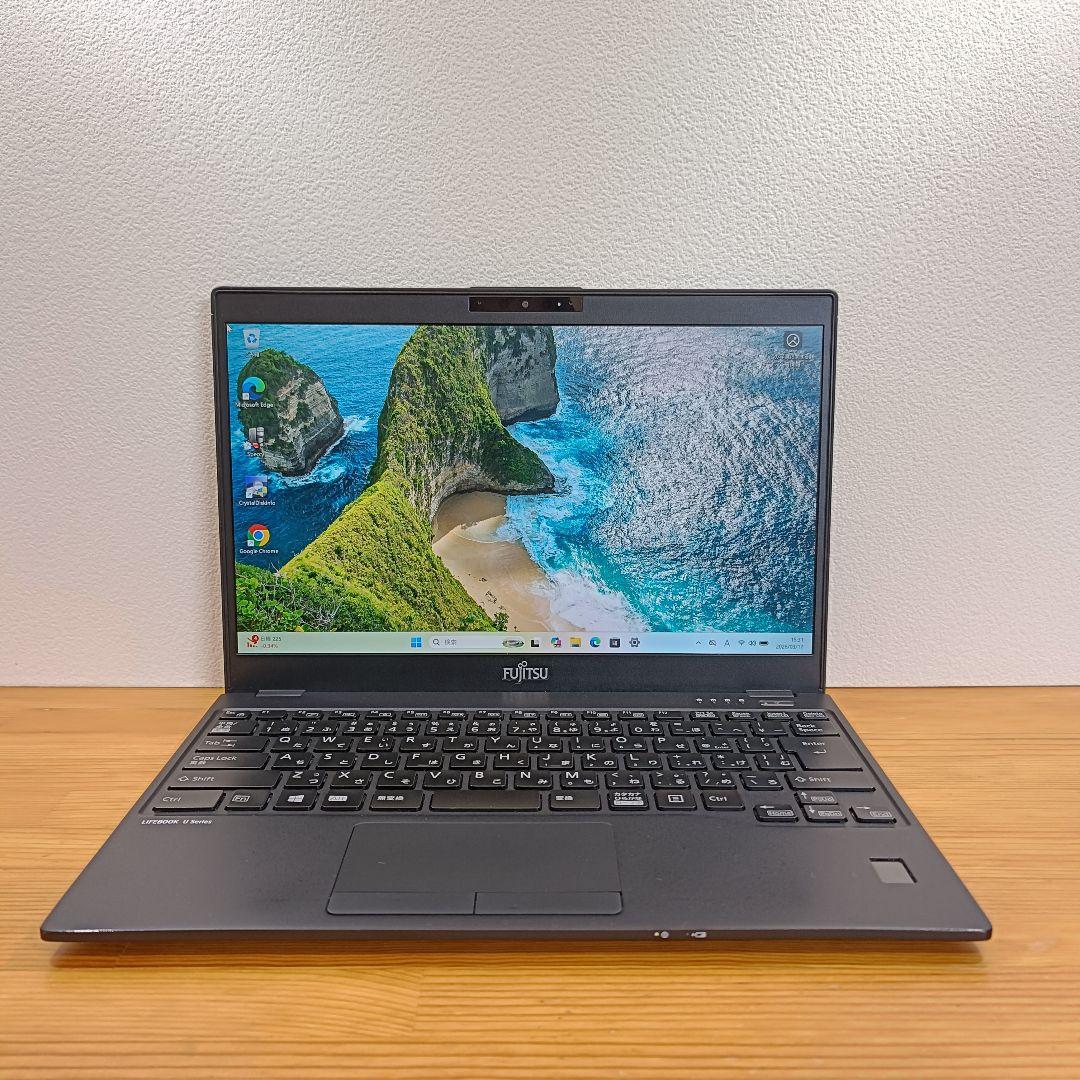 【美品】富士通 U9310 10世代 i7 SSD256GB メモリ16GB 黒