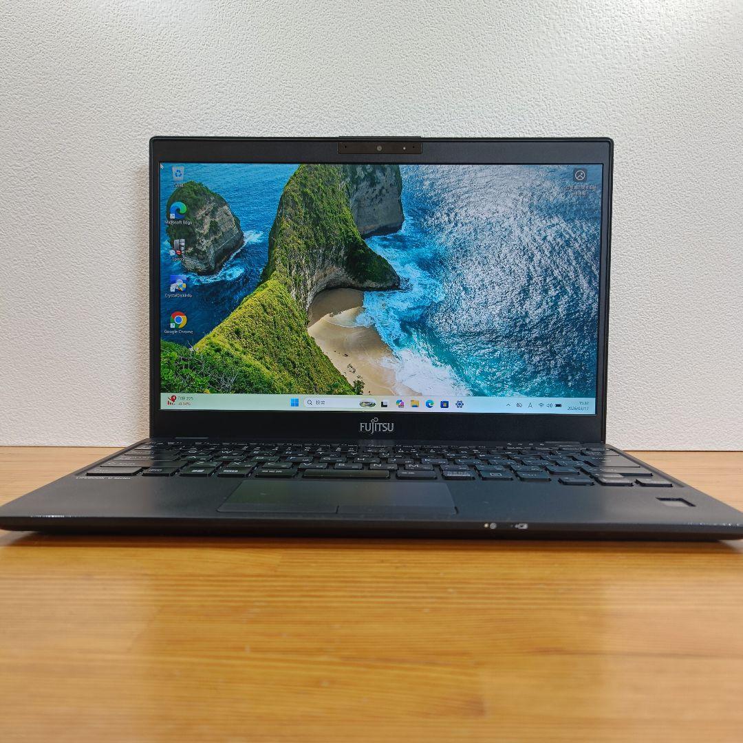 【美品】富士通 U9310 10世代 i7 SSD256GB メモリ16GB 黒