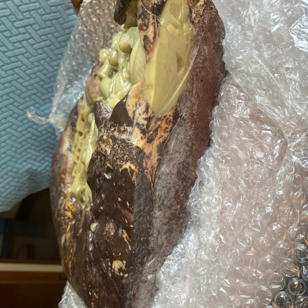 石の置物　骨董品 中国 寿山石 大きなサイズ 非常に重い 10.5kg