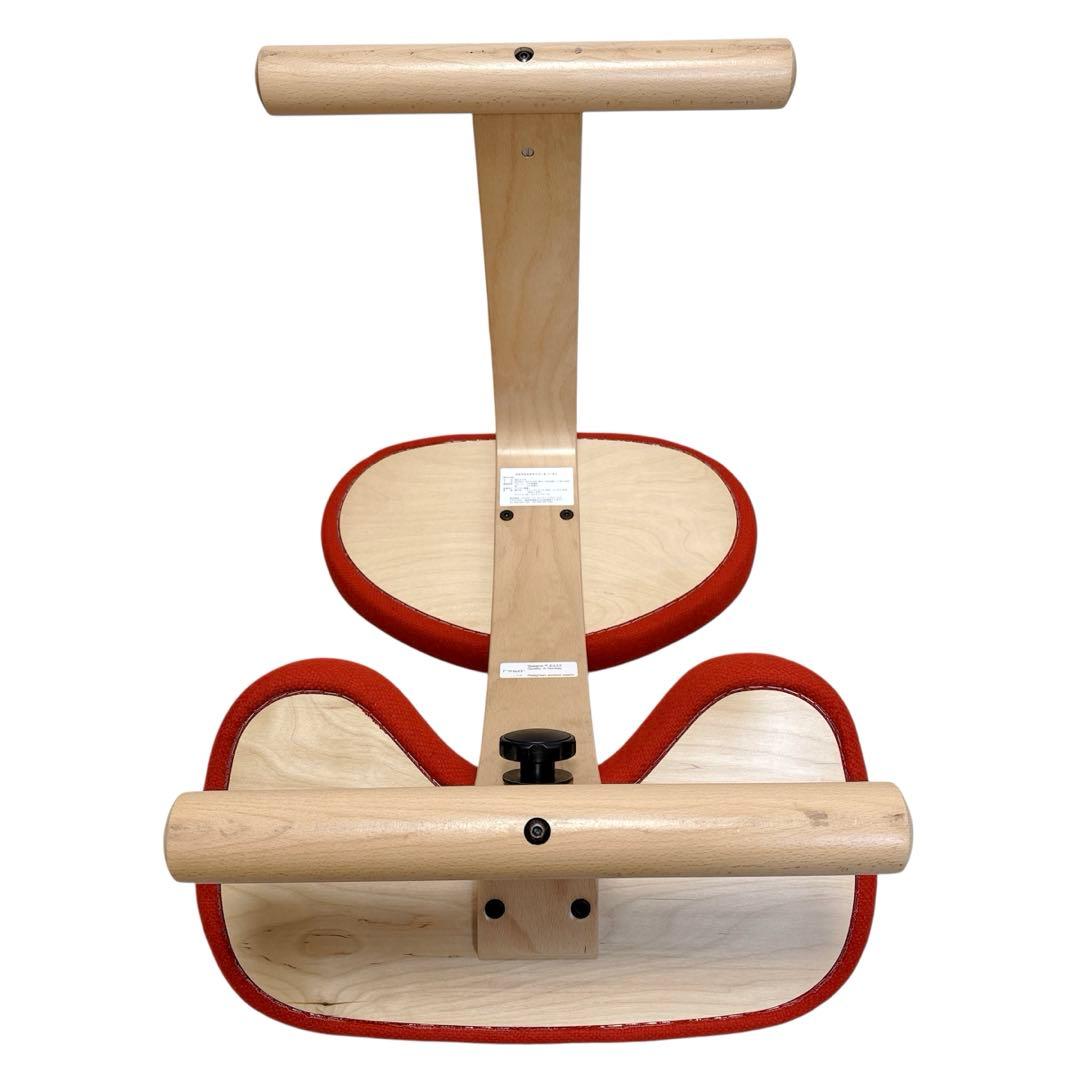 美品✨リボ バランスイージー レッド 取扱説明書付 工具付 姿勢矯正チェア 赤