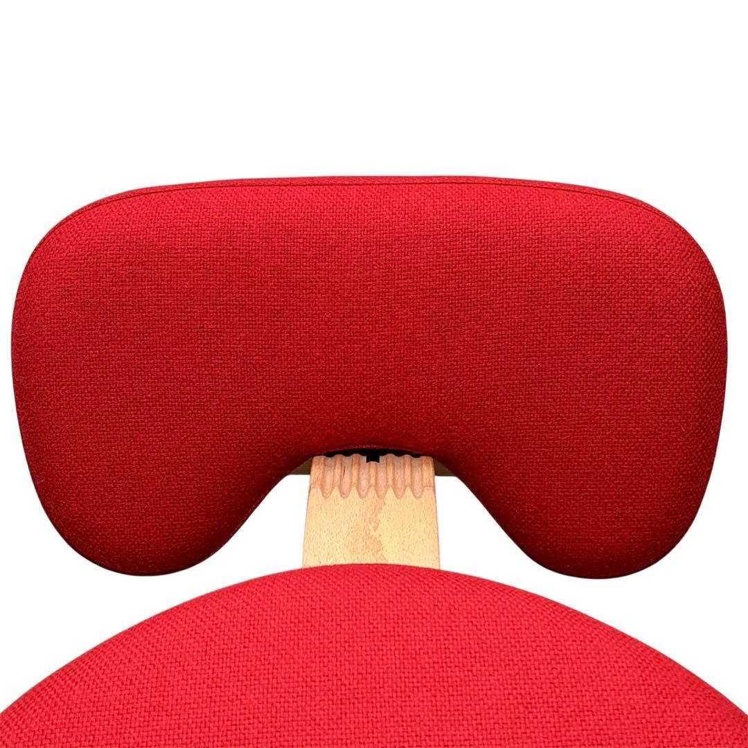 美品✨リボ バランスイージー レッド 取扱説明書付 工具付 姿勢矯正チェア 赤