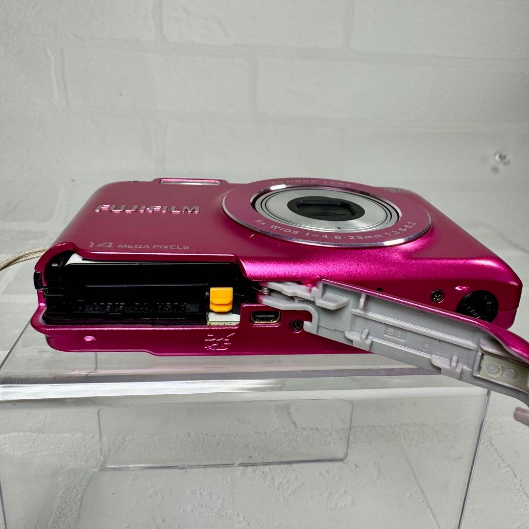 FUJIFILM　フジフィルム FINEPIX JX500 デジカメ ピンク