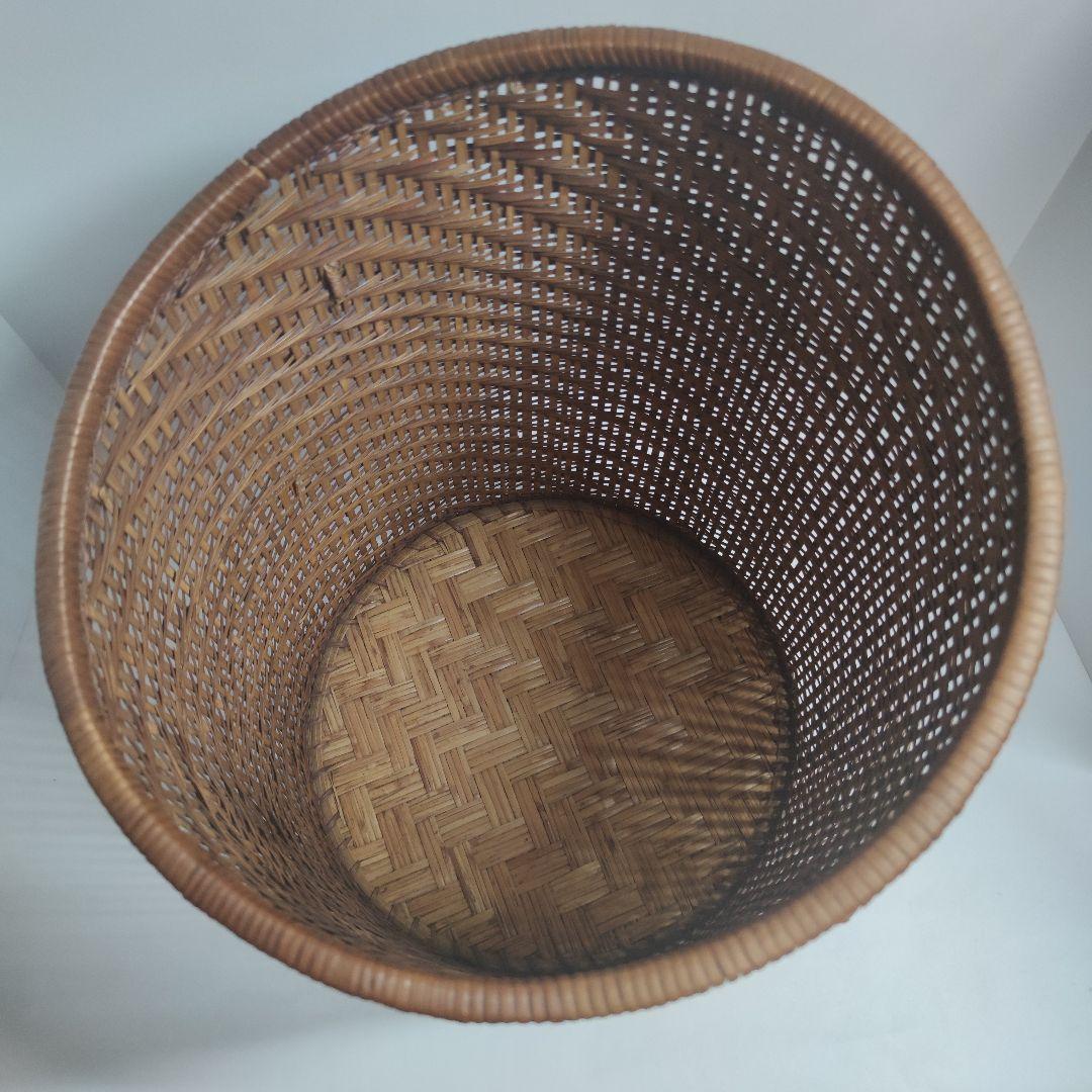 ラタン 模様編 バスケット　プランターカバー 大型