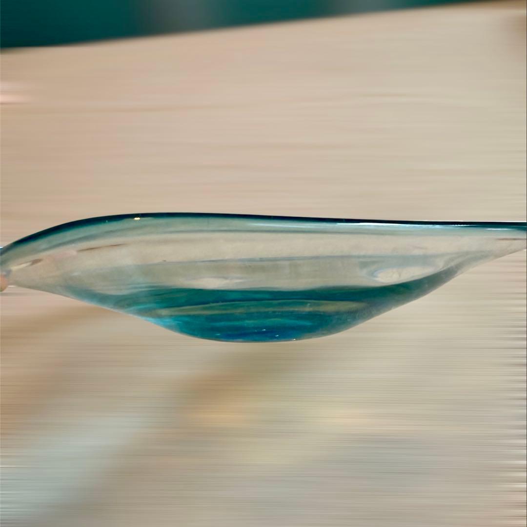 沖縄ガラス作家 HIZUKI おおやぶみよ さんの器 約21cm