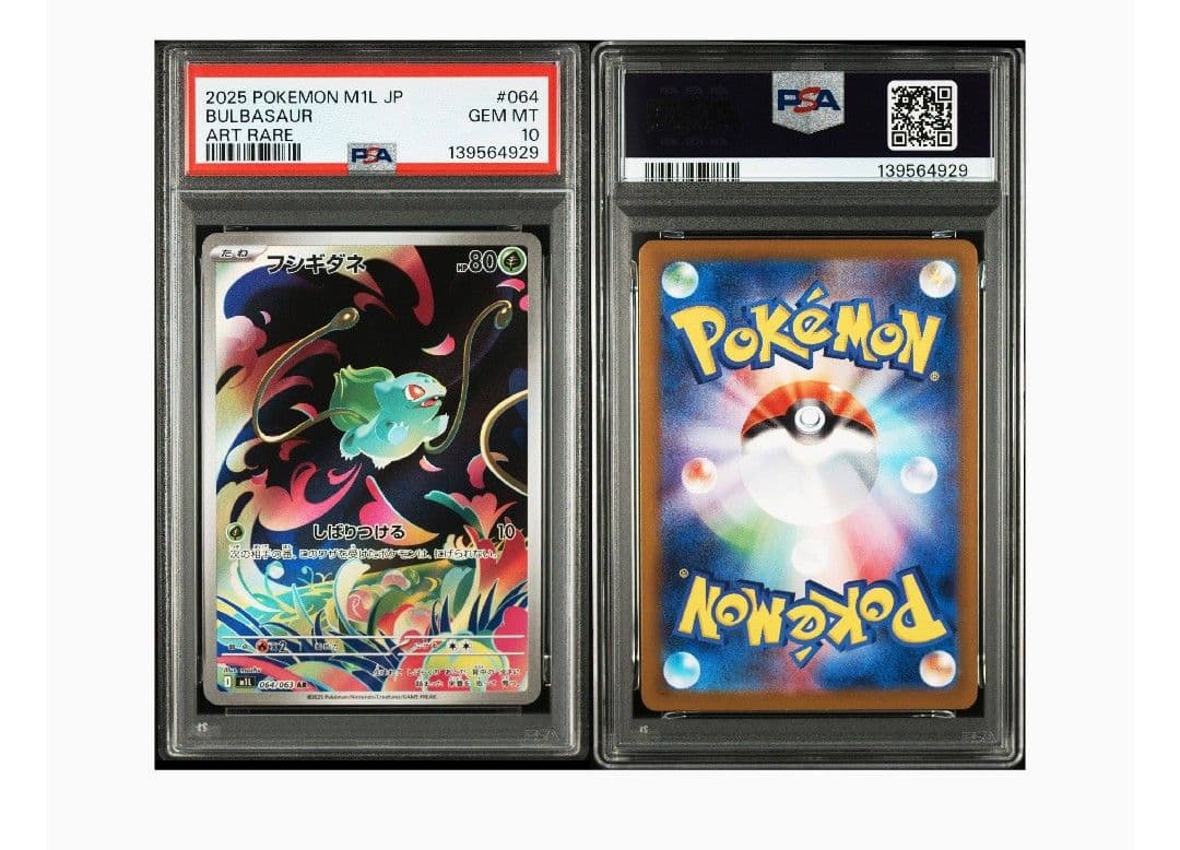 【PSA10】2025 ポケモンカード フシギダネ ART RARE