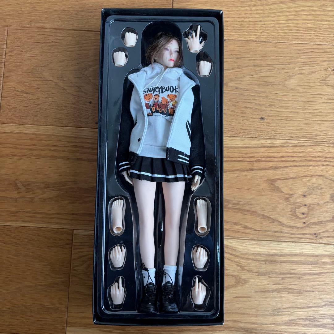 1/6 女性シームレスフィギュア ヘッド 衣装セット tbleague ant