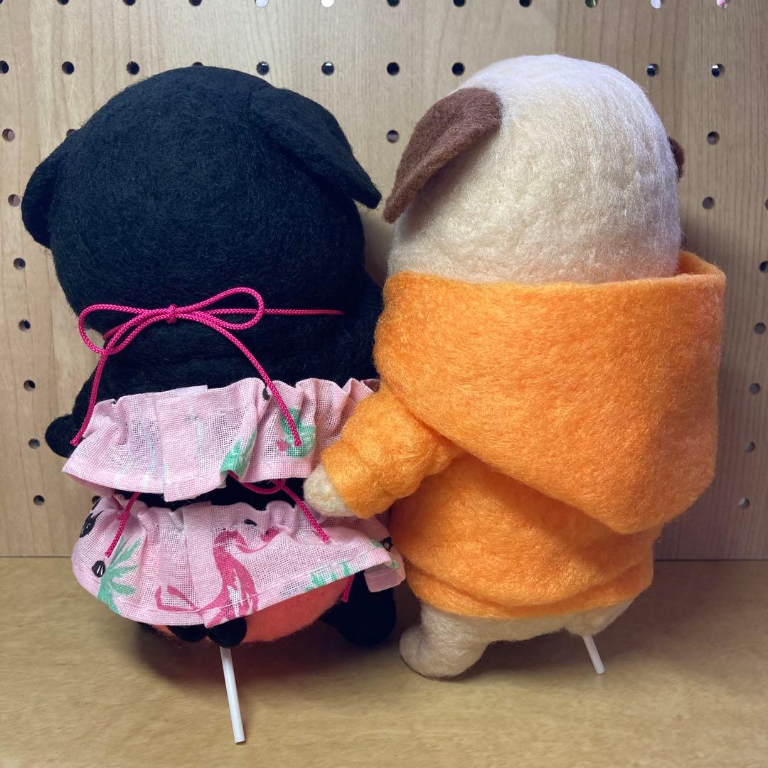 羊毛フェルトenjoyパグちゃんハンドメイド