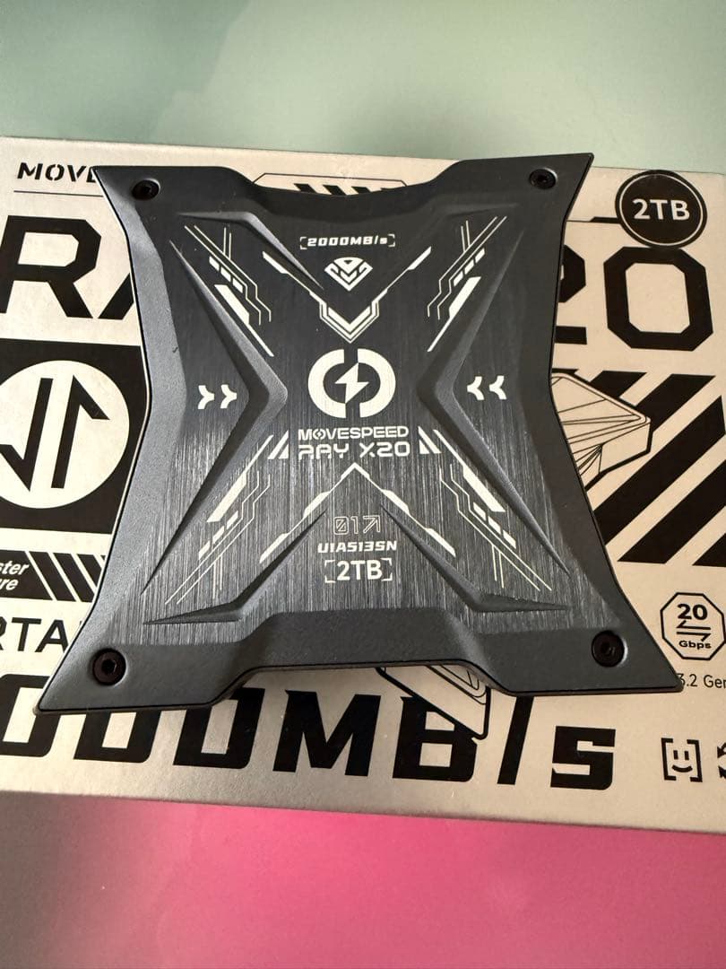 蓮*様 2TB 外付けSSD【USB3.2 Gen2×2接続で最大2000MB/