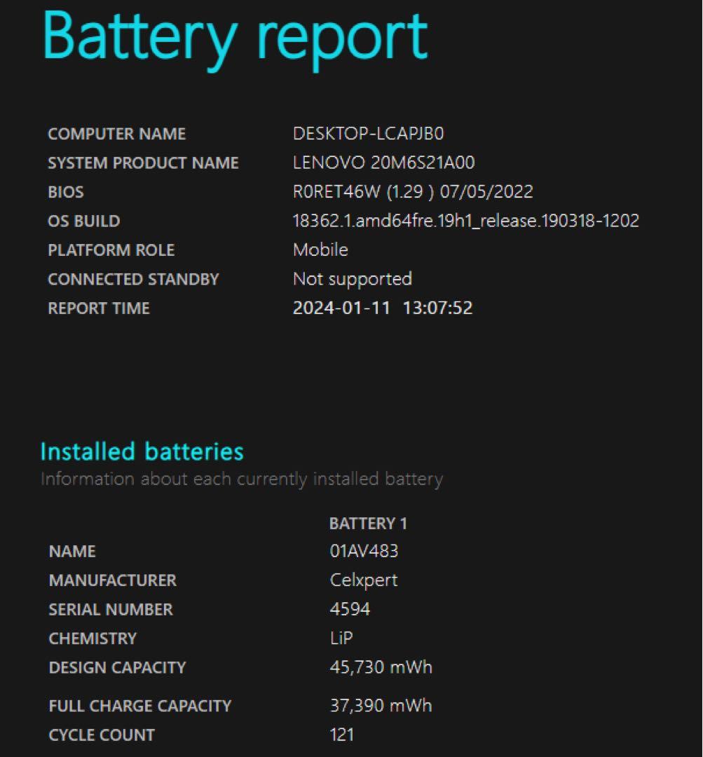 Lenovo ThinkPad L380 | 第8世代 Core i3 |128