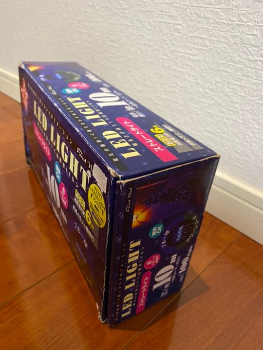 【新品未使用】LEDライト　ストレートライト　約10m  100球　ブルー球