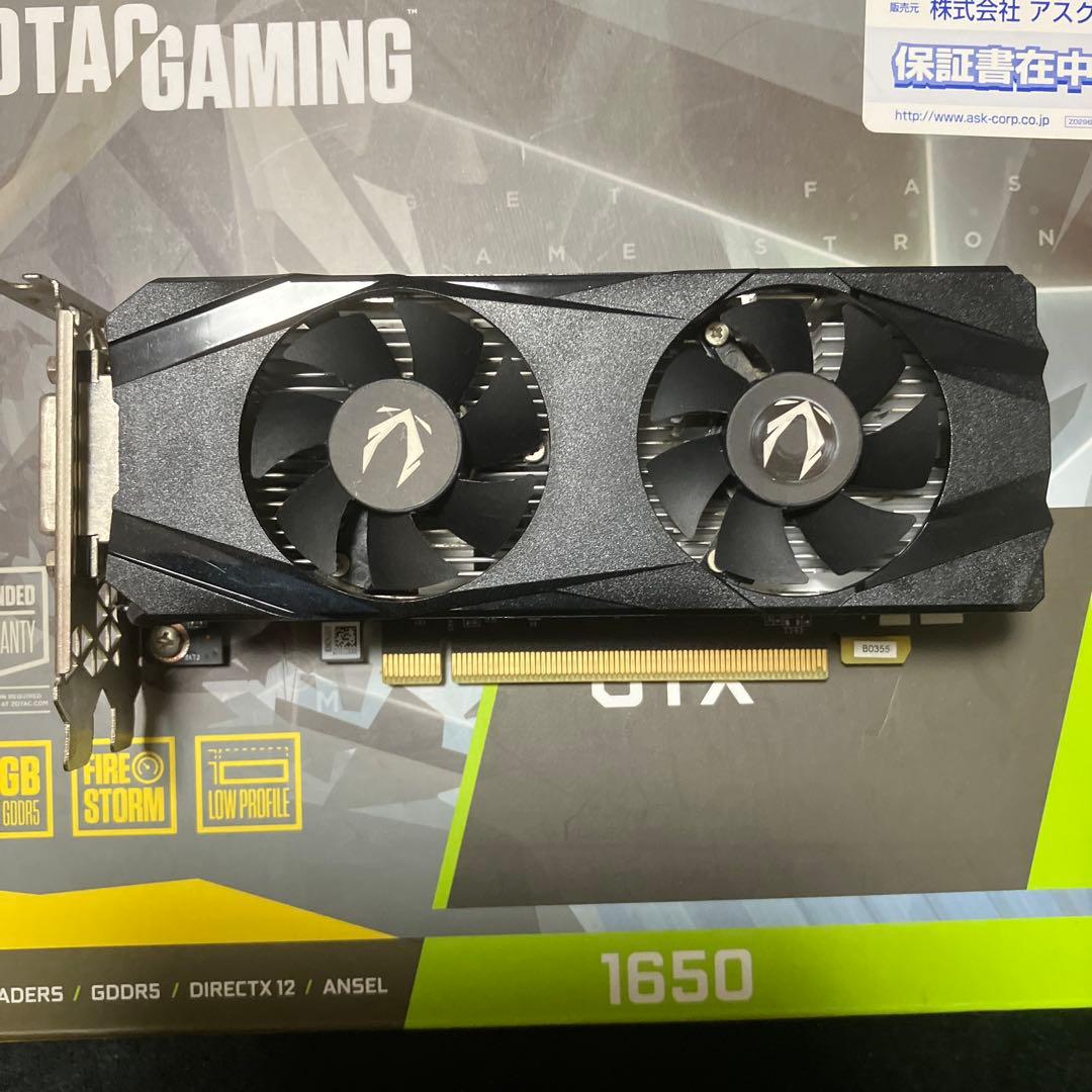グラフィックボード・グラボ・ビデオカード ZOTAC GAMING GTX 1650 LP