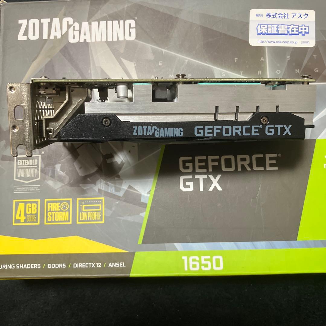 グラフィックボード・グラボ・ビデオカード ZOTAC GAMING GTX 1650 LP
