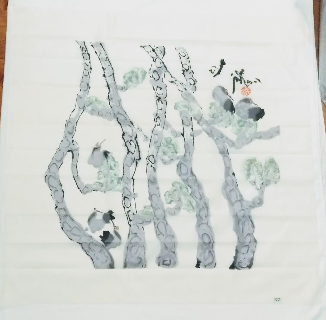 高級　京ゆうぜん　掛け軸　暖簾　のれん　東大寺　染め物