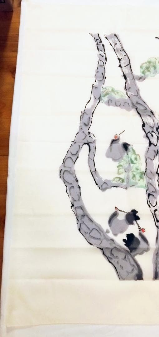 高級　京ゆうぜん　掛け軸　暖簾　のれん　東大寺　染め物