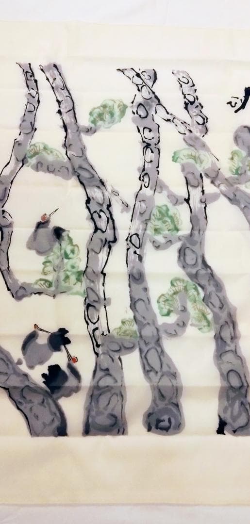 高級　京ゆうぜん　掛け軸　暖簾　のれん　東大寺　染め物