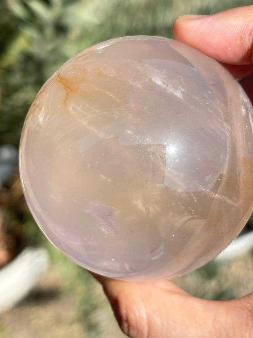 ローズクォーツ　ゴールデンヒーラー共生　　　　スター　高品質　うるうる