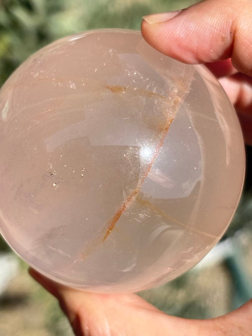 ローズクォーツ　ゴールデンヒーラー共生　　　　スター　高品質　うるうる