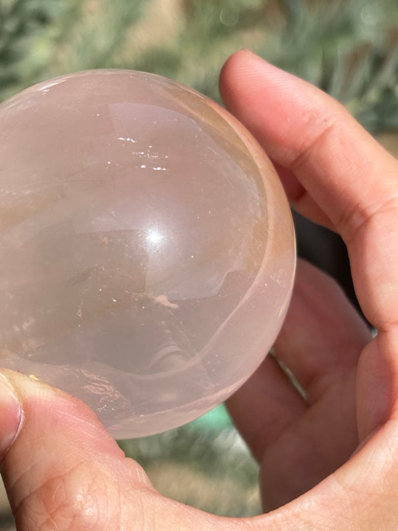 ローズクォーツ　ゴールデンヒーラー共生　　　　スター　高品質　うるうる