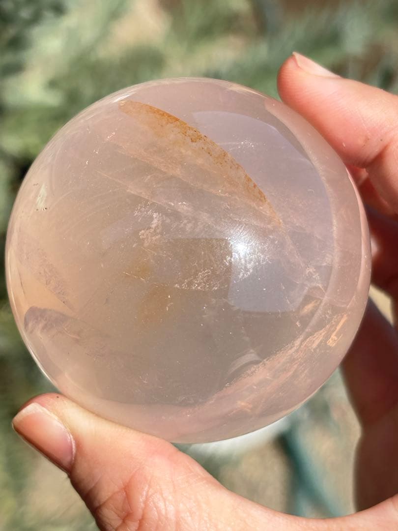 ローズクォーツ　ゴールデンヒーラー共生　　　　スター　高品質　うるうる