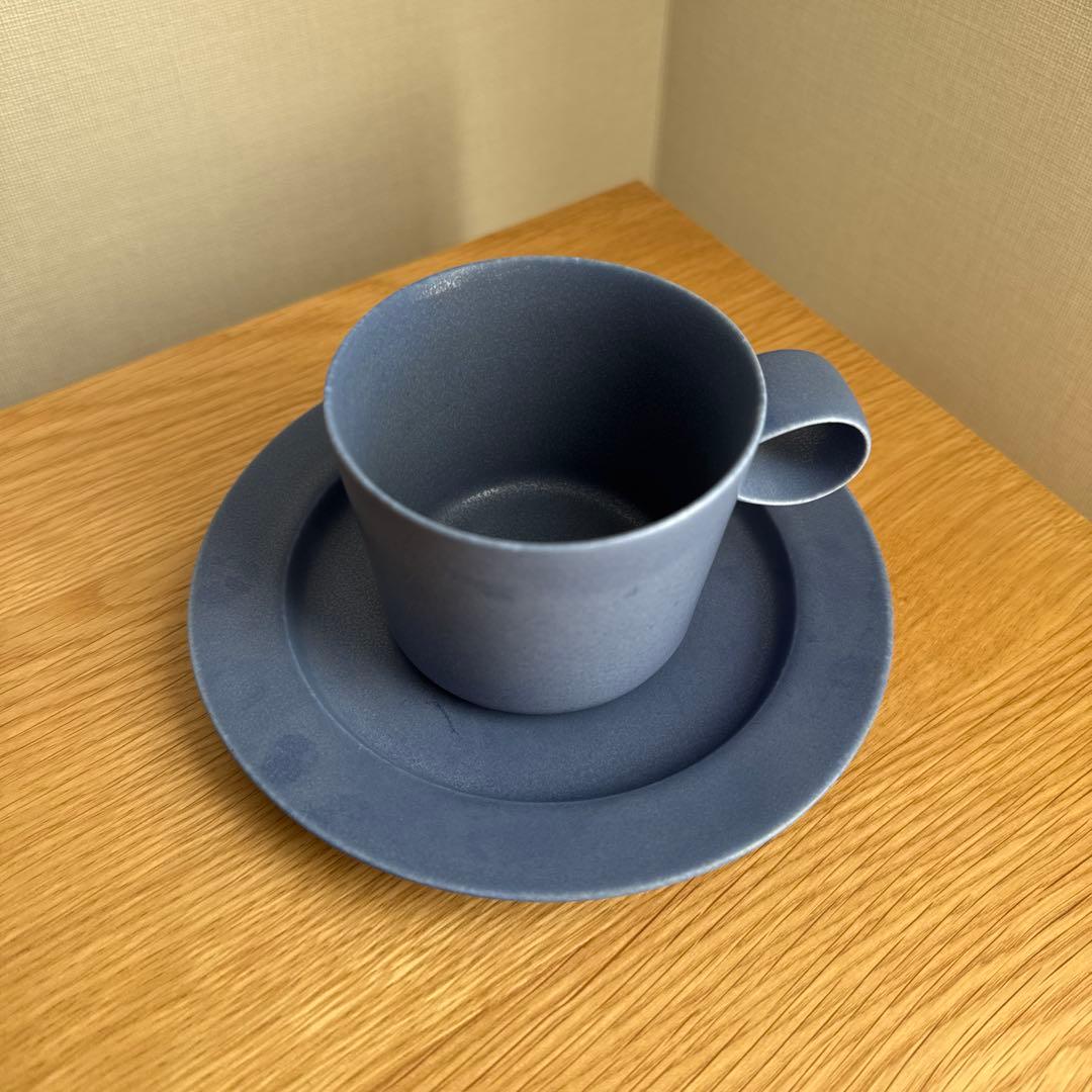 イイホシユミコ アンジュール ruri カップ&ソーサー&28cm皿 3点セット