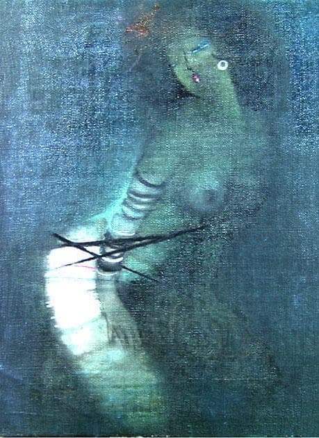 油絵 菅家令子 絵 絵画 インテリア額付(黒) F4-152023 人物 女性像