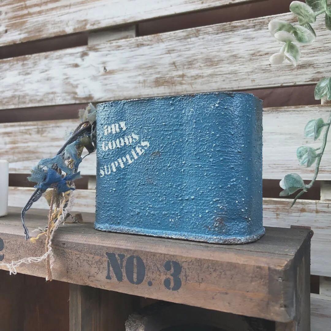 リメイク缶　お家モチーフ　No.421